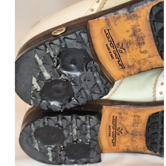 Womens 9 Vintage Walter Genuin Handmade Italian Leather Golf Shoes Brogue - Picture 4 of 9